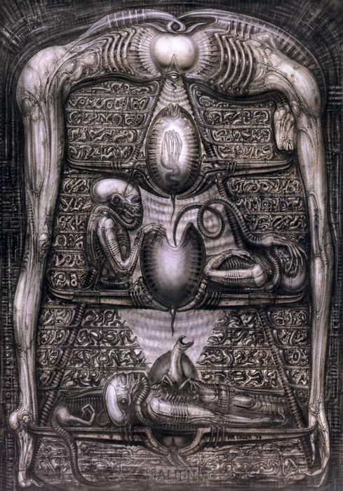 HRGiger_No384_ALIEN-HIEROGLYPHICS (489x700, 177Kb)