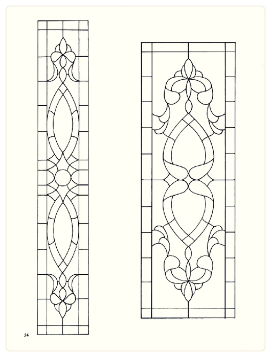 Decorative Doorways Stained Glass - 54 (530x700, 130Kb)