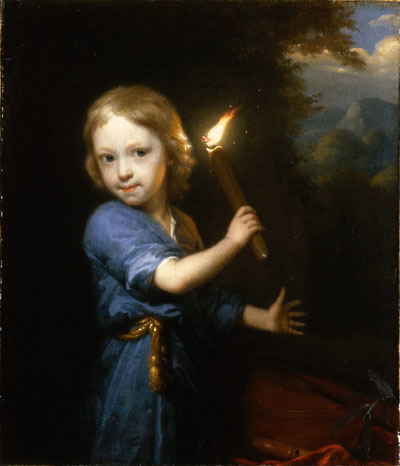 Boy Holding a Torch c 1692 (400x466, 31Kb)
