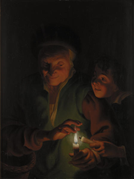 Candlelight Scene  (448x600, 27Kb)