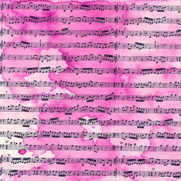free digital scrapbook paper_grungy sheet music (700x700, 515Kb)
