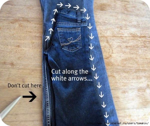 Как сделать шорты 👗 из джинс своими руками: женские и мужские