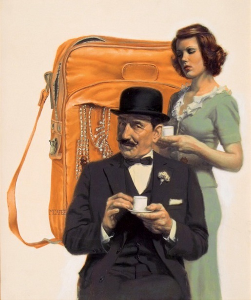 Mara McAfee (1929-1984). Hercule Poirot (515x615, 91Kb)