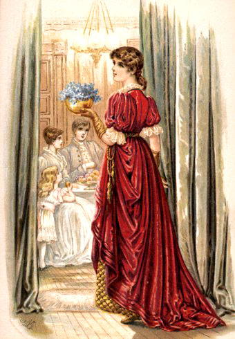 Капот одежда женская 19 века фото