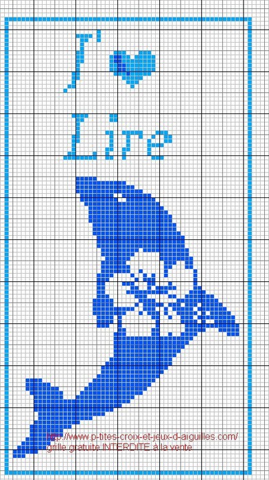 Вышивка крестом схемы дельфины