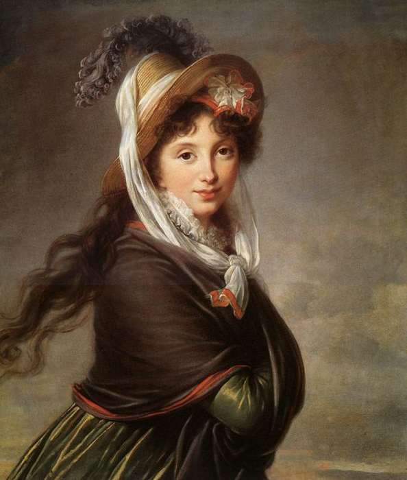 Vigee Lebrun Reproductions - Portrait of Madame Grand (594x700, 569Kb)