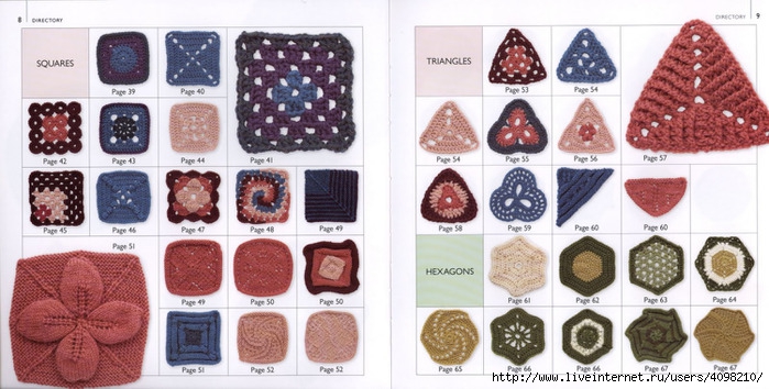 150 Knit & Crochet Motifs_H.Lodinsky_Pagina 08-09 (700x354, 212Kb)