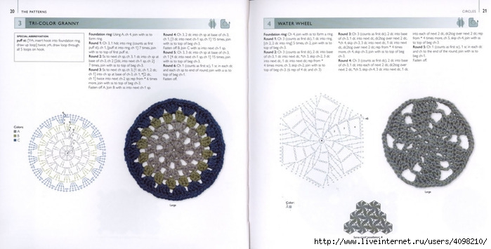 150 Knit & Crochet Motifs_H.Lodinsky_Pagina 20-21 (700x355, 140Kb)