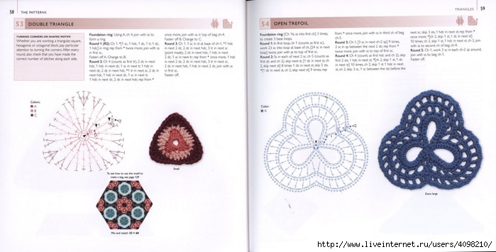 150 Knit & Crochet Motifs_H.Lodinsky_Pagina 58-59 (700x355, 148Kb)