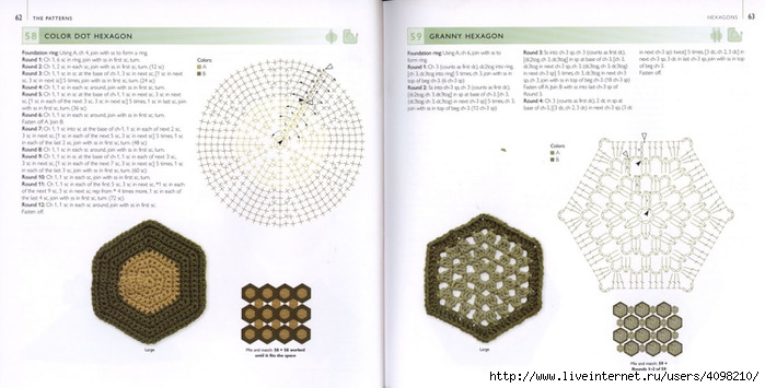 150 Knit & Crochet Motifs_H.Lodinsky_Pagina 62-63 (700x355, 152Kb)