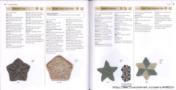 150 Knit & Crochet Motifs_H.Lodinsky_Pagina 96-97 (700x357, 153Kb)