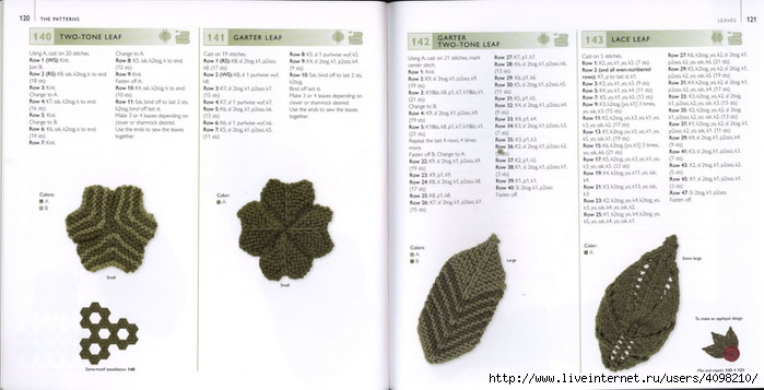 150 Knit & Crochet Motifs_H.Lodinsky_Pagina 120-121 (700x357, 143Kb)