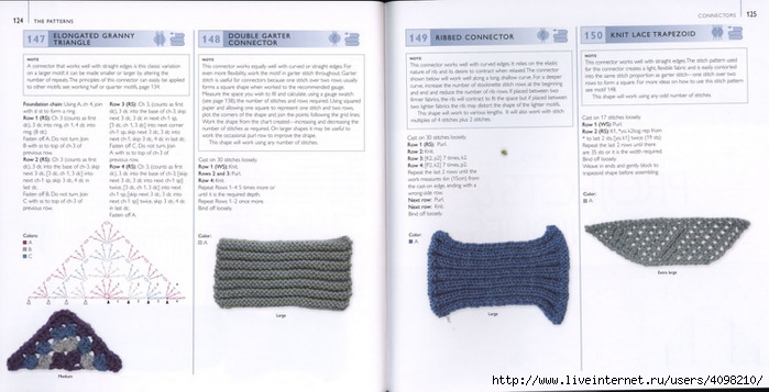 150 Knit & Crochet Motifs_H.Lodinsky_Pagina 124-125 (700x357, 149Kb)