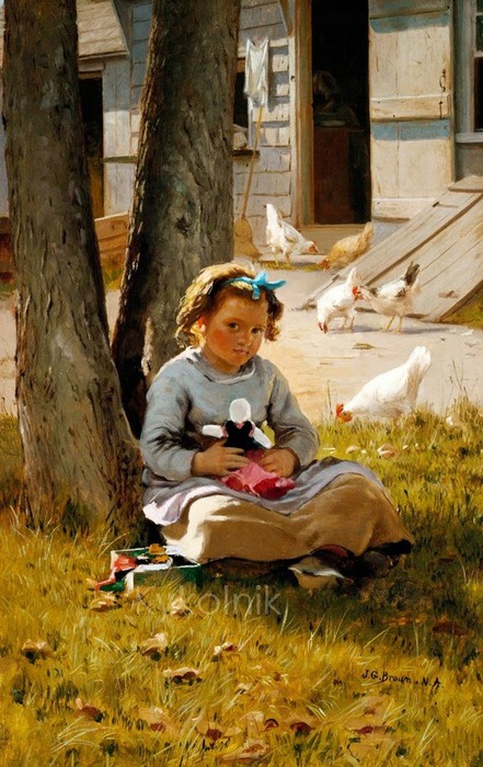 Brown_John_George_American_1831_1913_At_Home_ (441x700, 125Kb)