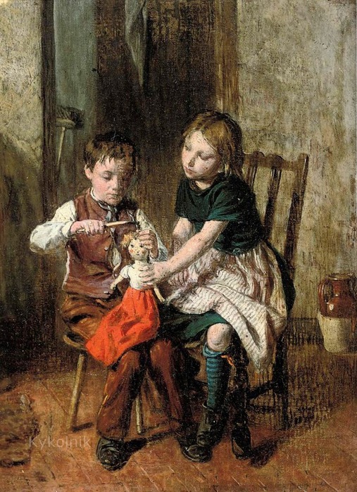 William_Hemsley_1819_1893_The_Culprit_who_stole_the_spoon_and_Good_as_new_ (507x700, 164Kb)