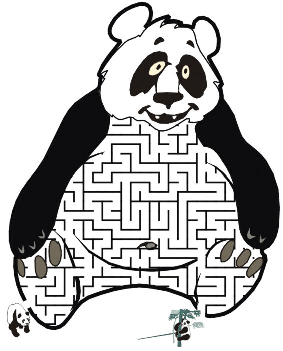 Panda-Maze (565x700, 68Kb)