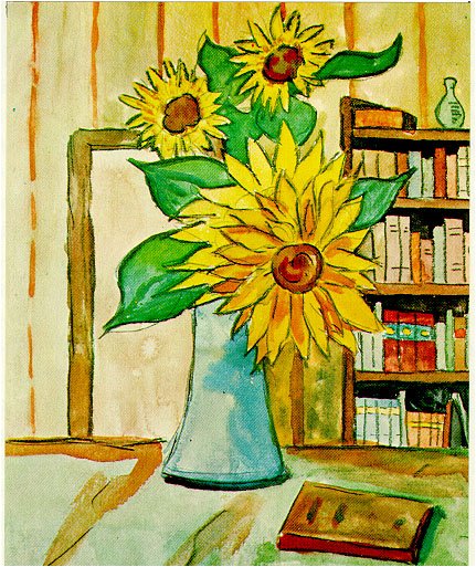67Die Sonnenblumen in der Vase (431x513, 96Kb)