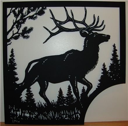 art_Bull_elk (439x432, 50Kb)