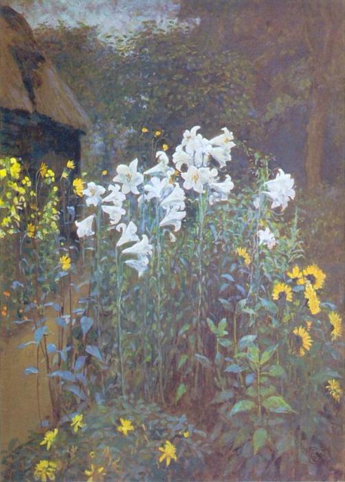 2382183_Lilies_in_a_Garden_a_painting_by_Walter_Crane__ (502x700, 59Kb)