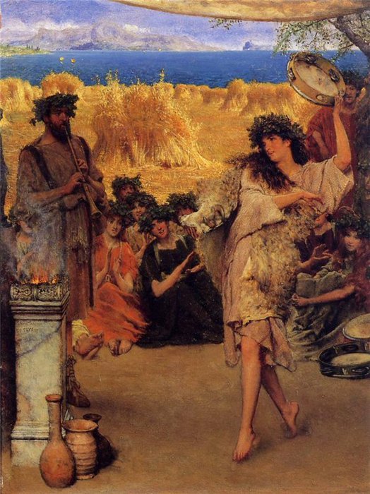 A Dancing Bacchante at Harvest Time 1880 (524x700, 99Kb)