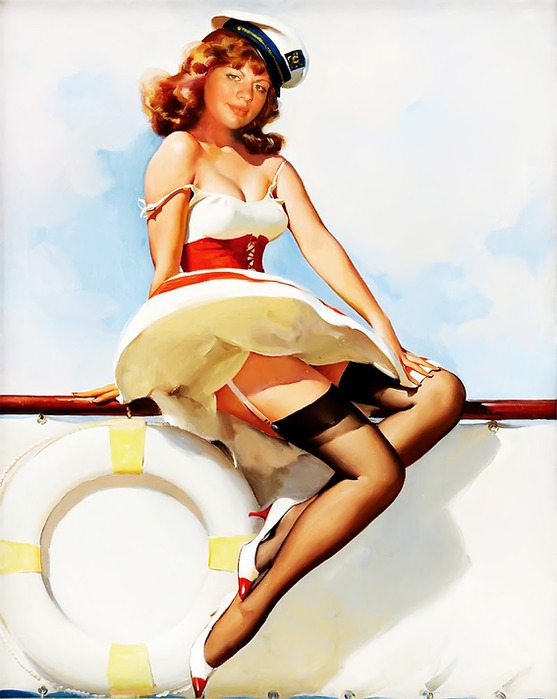 Retro pin up posters