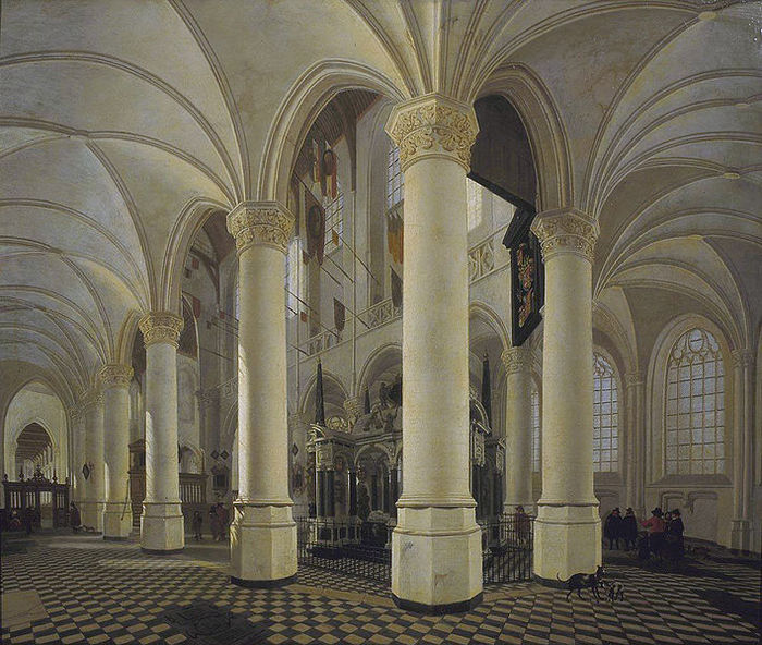 4000579_709pxAmbulatory_of_the_New_Church_in_Delft_c1651_Gerard_Houckgeest (700x592, 110Kb)