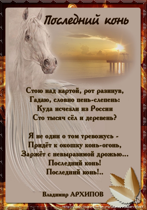 Лошади поэзия