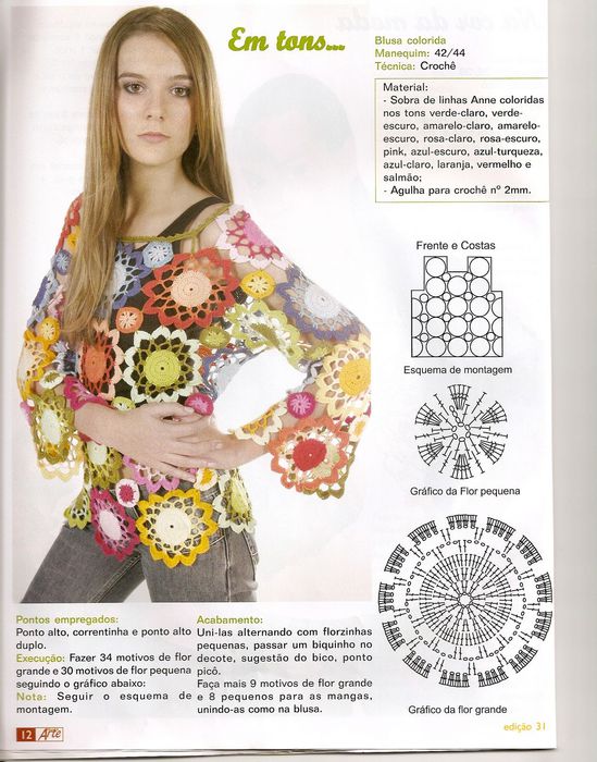 Blusa floral colorida (549x700, 87Kb)