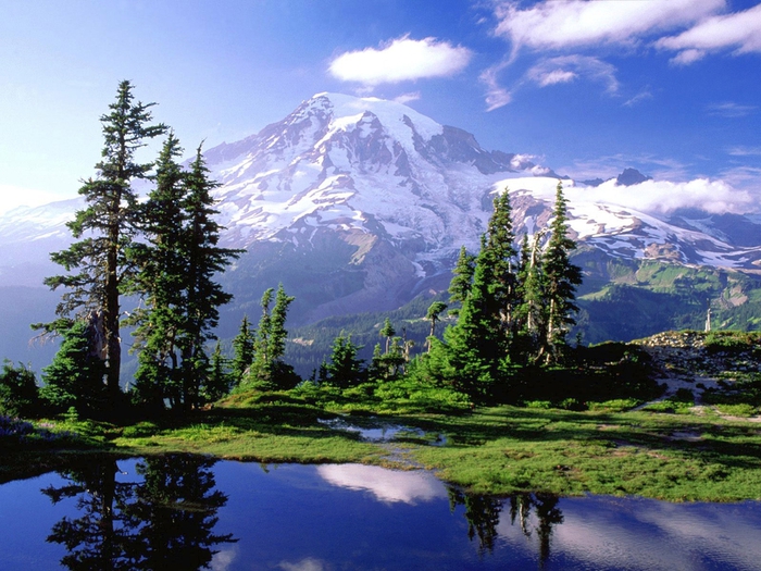 Hidden Lake in Mount Rainier National Park, Washington (700x525, 331Kb)