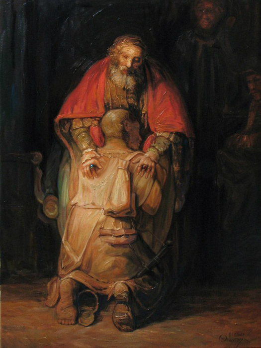 Известны варианты картины рембрандта возвращение блудного сына