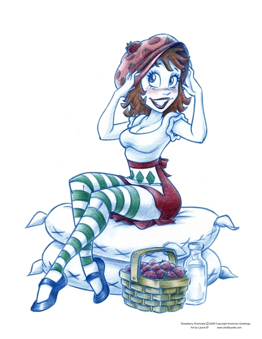 Strawberry Shortcake - on White (540x700, 210Kb)