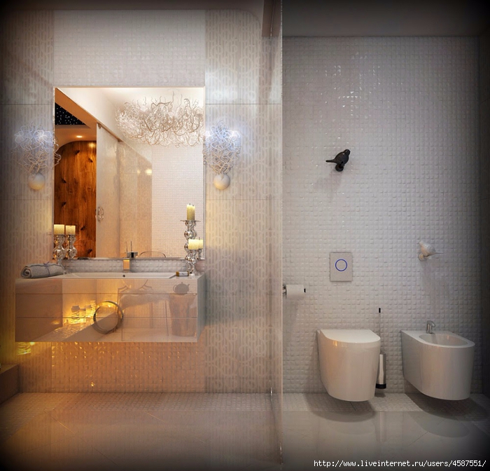 splendido bagno con vasca caminetto porte lamorous-bathroom-design (700x672, 300Kb)