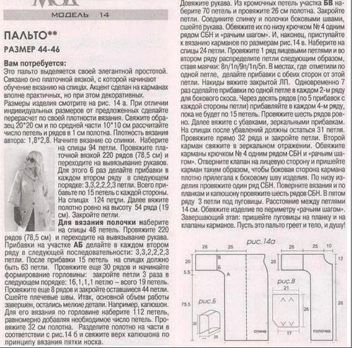 Светлана волкодав модели с описанием и схемами