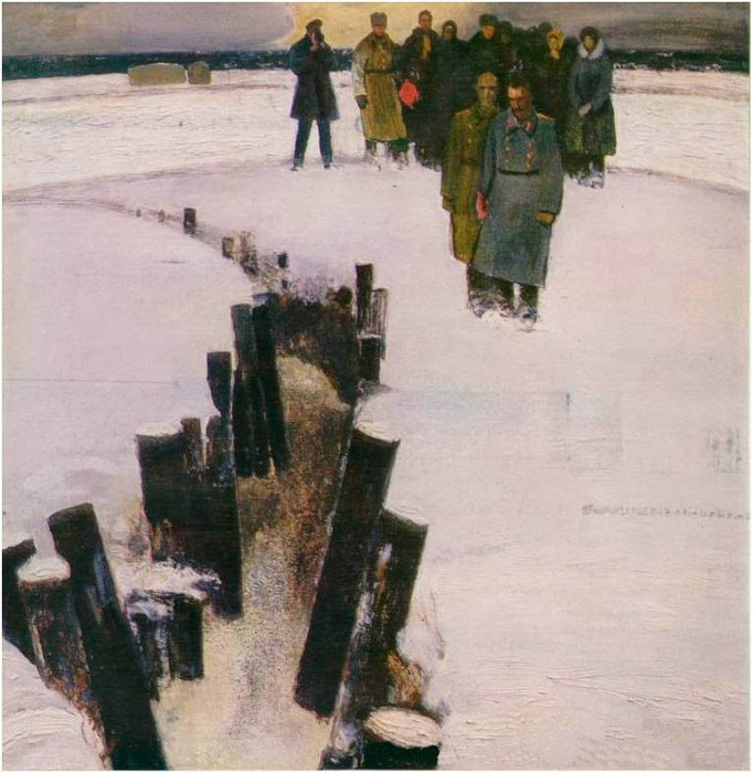 Картина окраина москвы ноябрь 1941 года
