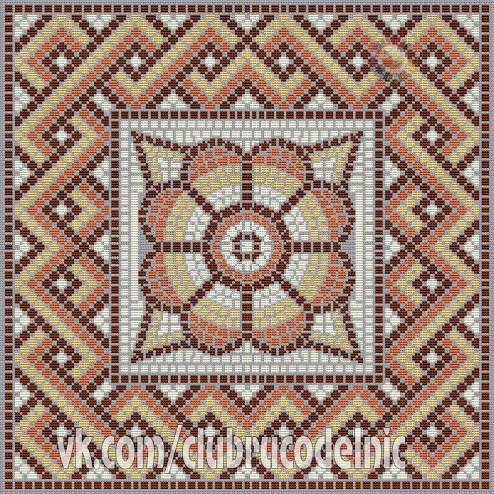 Подушка  имская мозаика (700x700, 1000Kb)