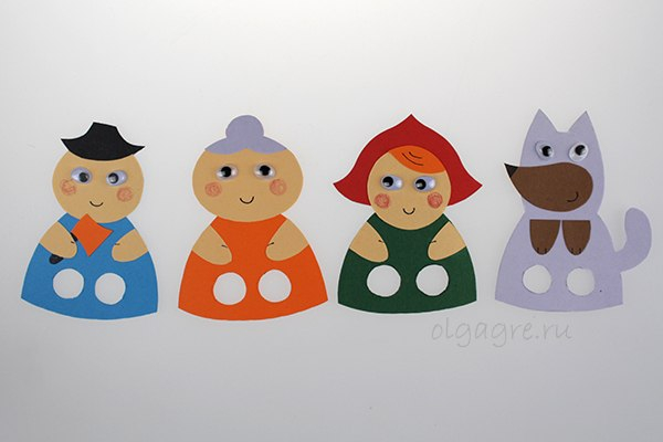 Пальчиковые куклы из бумаги купить в интернет-магазине - более вариантов в наличии!
