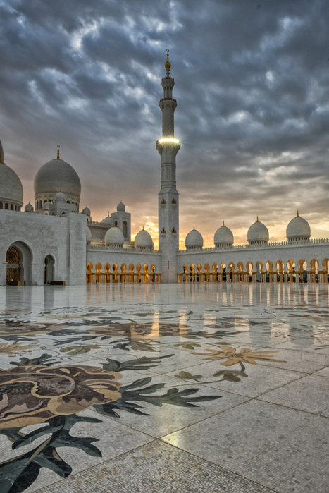 Stormy Sunset Skies over the Mosque (467x700, 362Kb)