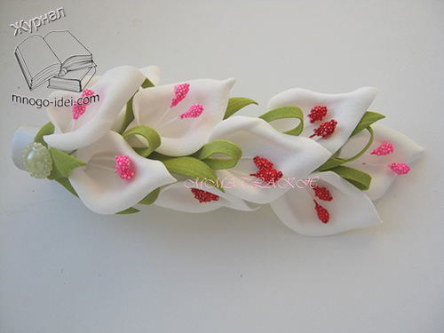 Каллы из мешковины: красивые цветы своими руками легко и просто