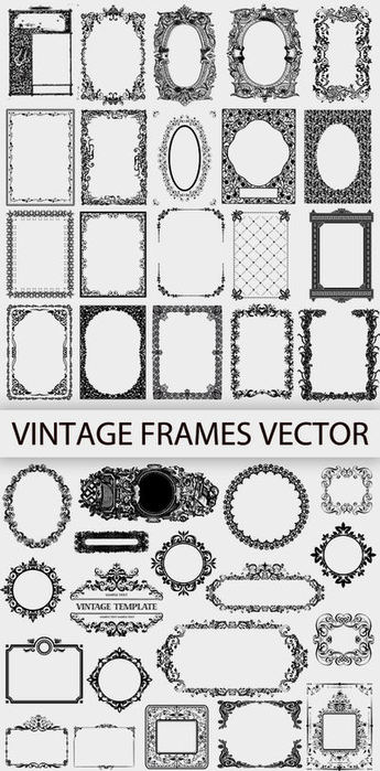 4103842_Vintage_frames_vector_400 (345x700, 73Kb)