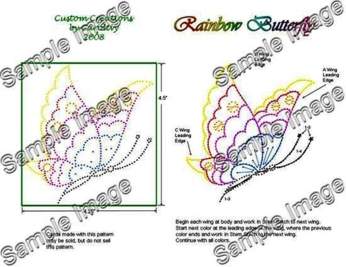 Rainbow Butterfly Pattern watermarked (700x541, 66Kb)