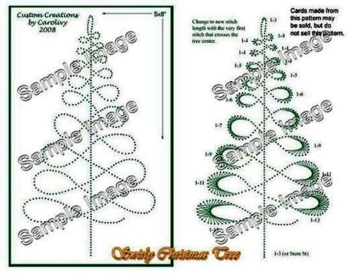 Swirly Christmas Tree Pattern watermark (700x542, 68Kb)
