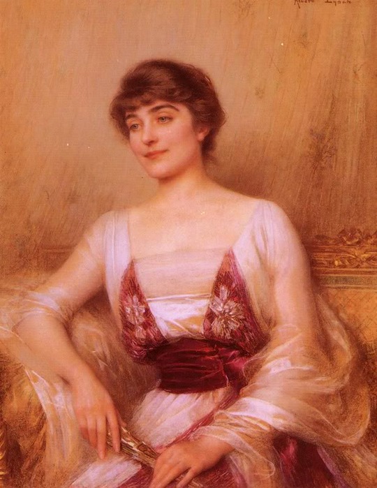 Lynch_Albert_A_Lady_With_A_Fan (540x700, 102Kb)