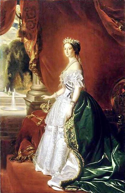 Cesarzowa Francji Eugénie  żona Napoleona III- 1853 (416x641, 47Kb)