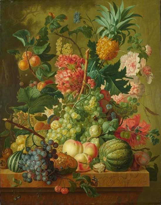 Fruit and Flowers (549x700, 154Kb)