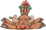  Rudolph and Gift (700x460, 82Kb)