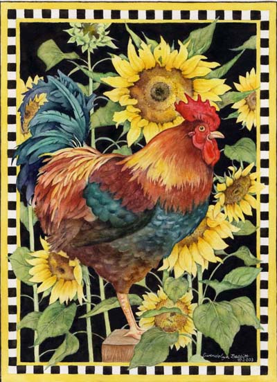 rooster_sunflower2 (400x552, 66Kb)