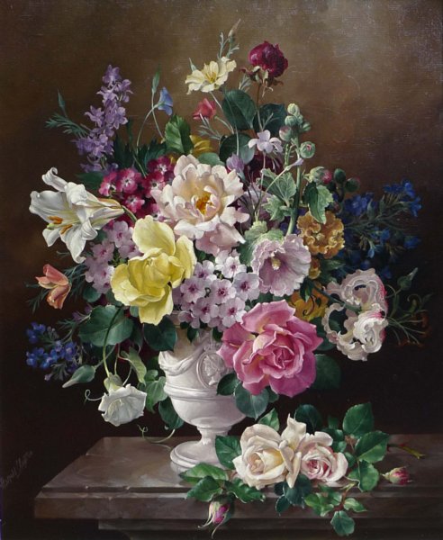 Still life of flowers (492x600, 67Kb)