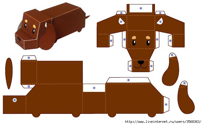 Как сделать собаку из бумаги своими руками – пошаговый мастер-класс для детей