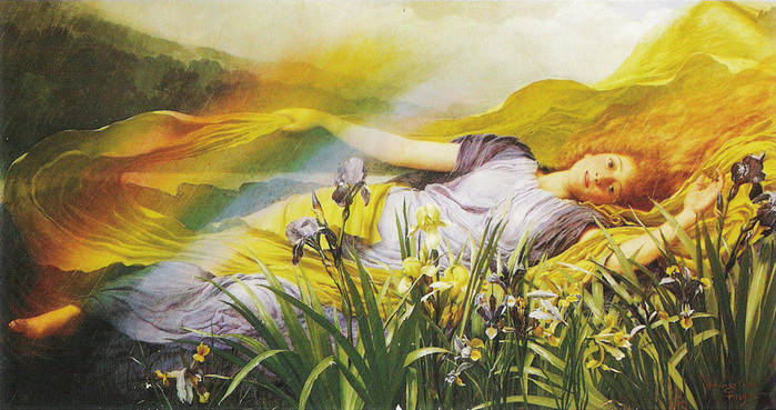 Walter (William) Savage Cooper (British, active 1880-1926) - Iris 1893 (700x369, 186Kb)