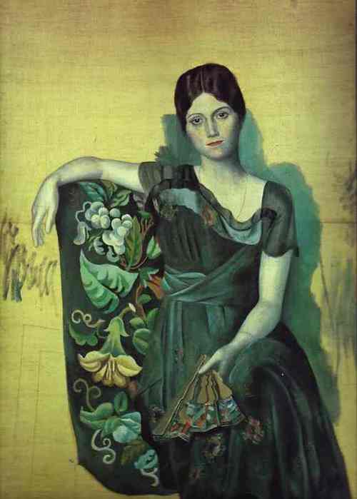 picasso23Pablo Picasso. Portrait of Olga in the Armchair. 1917. Oil on canvas. Musée Picasso, Paris, France (500x700, 22Kb)